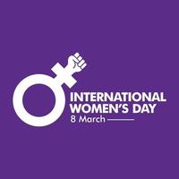 International Women Day campaign. Women's Day banner vector illustration.