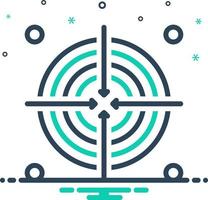 mix icon for intent vector