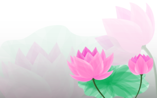 Abstract art lotus flower png