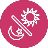 Day and Night Vector Icon Design