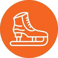 Ice Skate Vector Icon Design