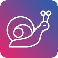 Snail Vector Icon Design