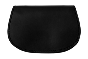 Black handbag isolated on a transparent background png