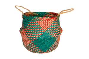 colorida cesta isolado em uma transparente fundo png