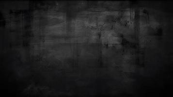 Free photo old black background. grunge texture. dark wallpaper. blackboard, chalkboard, room wall, generat ai