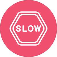 Slow Vector Icon Design