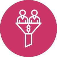 Funnel Vector Icon Style