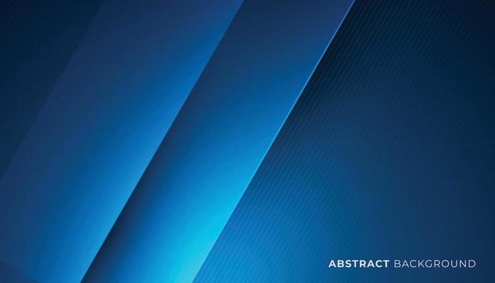 Abstract Futuristic Technology Concept Background, Light Rays, Striped Lines with Blue Light. Vector Illustration