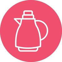 Tea Pot Vector Icon Style