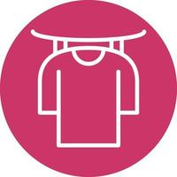 Drying Clothes Vector Icon Design