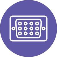 Vga Port Vector Icon Design