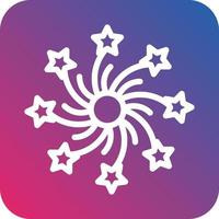 Firework Vector Icon Design
