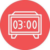 Digital Clock Vector Icon Design