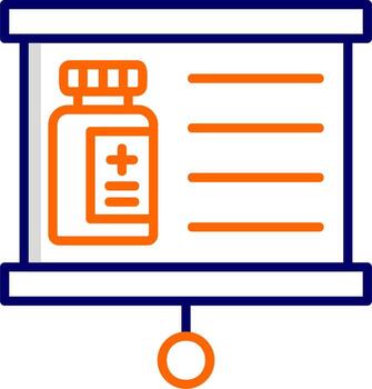 icono de vector de presentación
