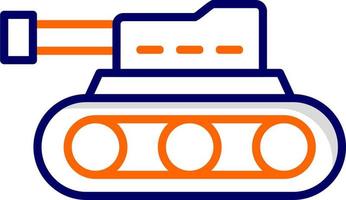 icono de vector de tanque