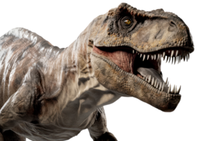 t-rex dinosaurus geïsoleerd Aan transparant achtergrond. ai gegenereerd. png