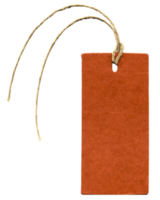 brown tag label transparent PNG