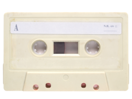 white tape cassette transparent PNG