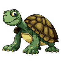 schattig jong schildpad ai generatief png