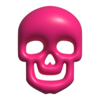 3d icon of skull png