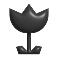 3d Symbol von Blume png