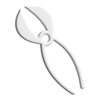 3d Symbol Schneiden Zange png