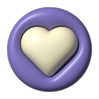 3d icon of love png