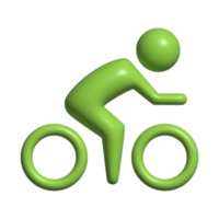 3d icono de bicicleta png