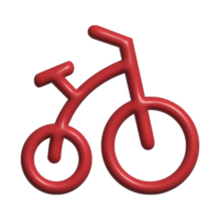 3d icoon van fiets png