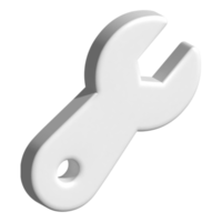 3d icon of wrench png