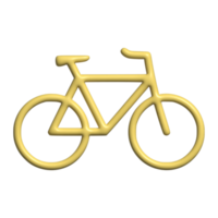 3d icoon van fiets png