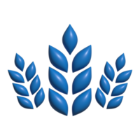 3d icon of wheat png