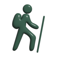 3d icon of climbing png