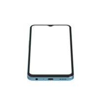 transparant blauw smartphone hoek kader png