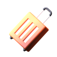 3d suitcase design for your app, website, or project png