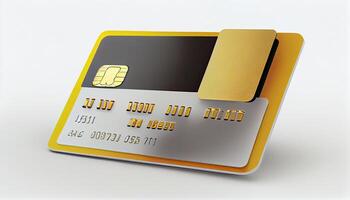 crédito tarjeta digital generado ai foto