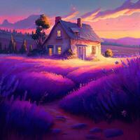 Beautiful Lavender Province - photo