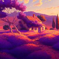 Beautiful Lavender Province - photo
