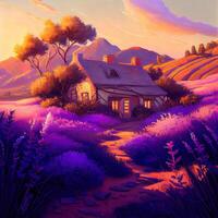 Beautiful Lavender Province - photo