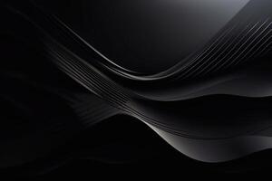 Dark black abstract modern background. photo