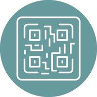 QR Code Vector Icon Design