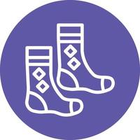 Socks Vector Icon Design