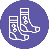 diseño de icono de vector de calcetines