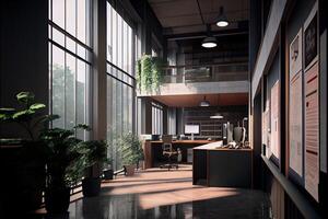 Architectural visualization of an office photo