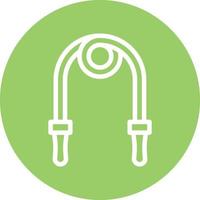 Skipping Rope Vector Icon Design