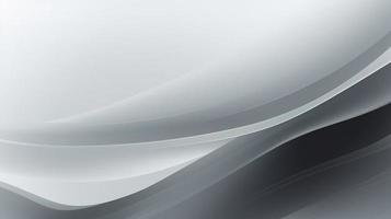 abstract background with smooth lines in gray colors, 3d illustration photo