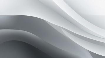 abstract background with smooth lines in gray colors, 3d illustration photo