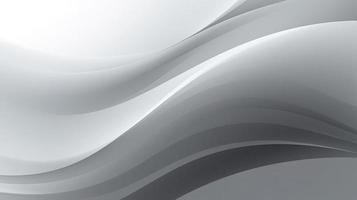 abstract background with smooth lines in gray colors, 3d illustration photo