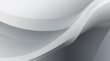 abstract background with smooth lines in gray colors, 3d illustration photo