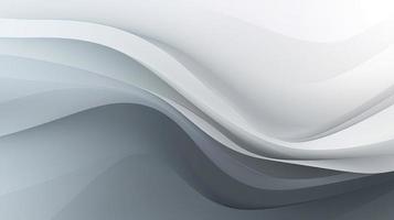 abstract background with smooth lines in gray colors, 3d illustration photo